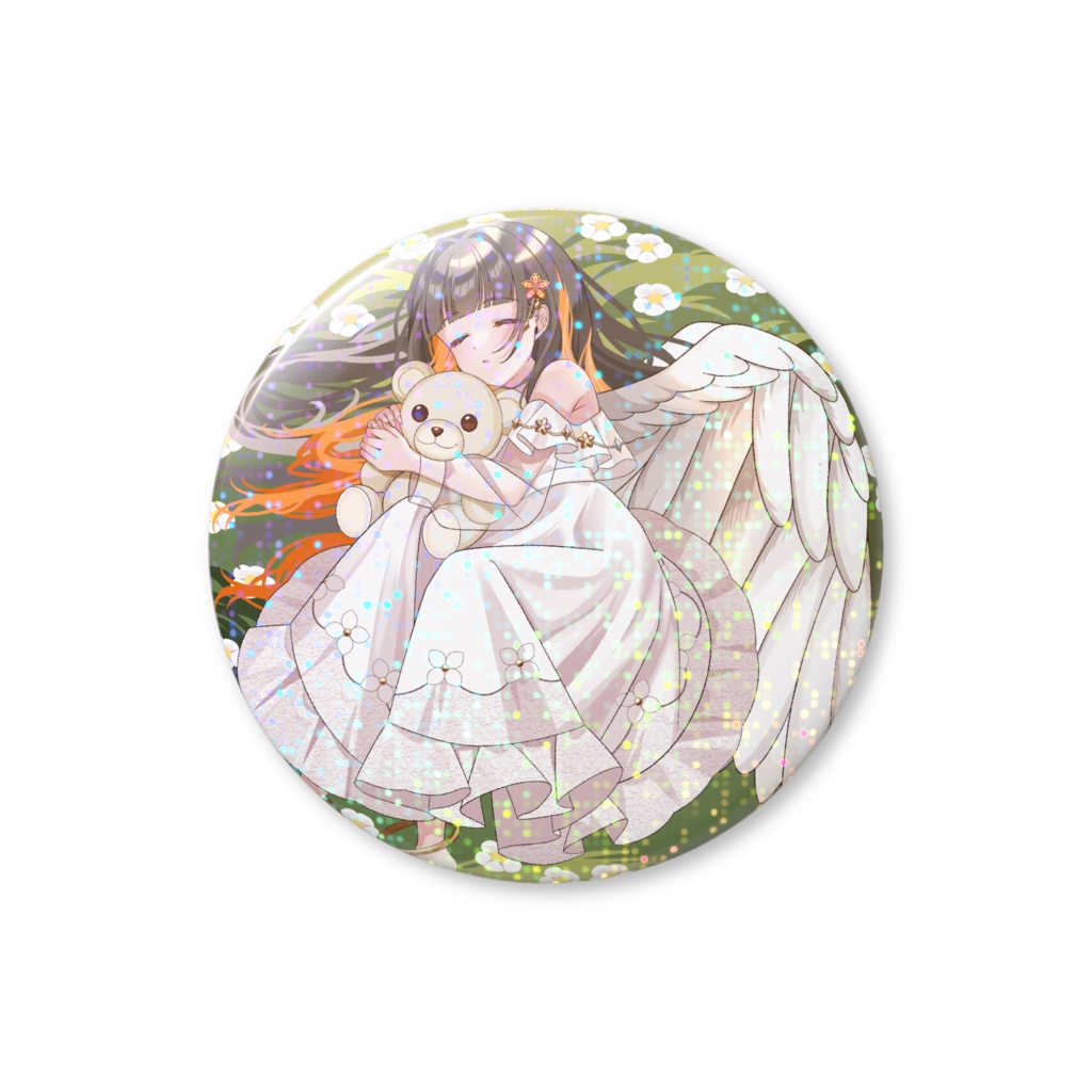 【缶バッジ】ねんね天使