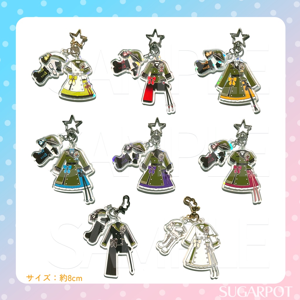 江アイドル衣装アクキー