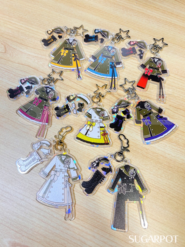 江アイドル衣装アクキー