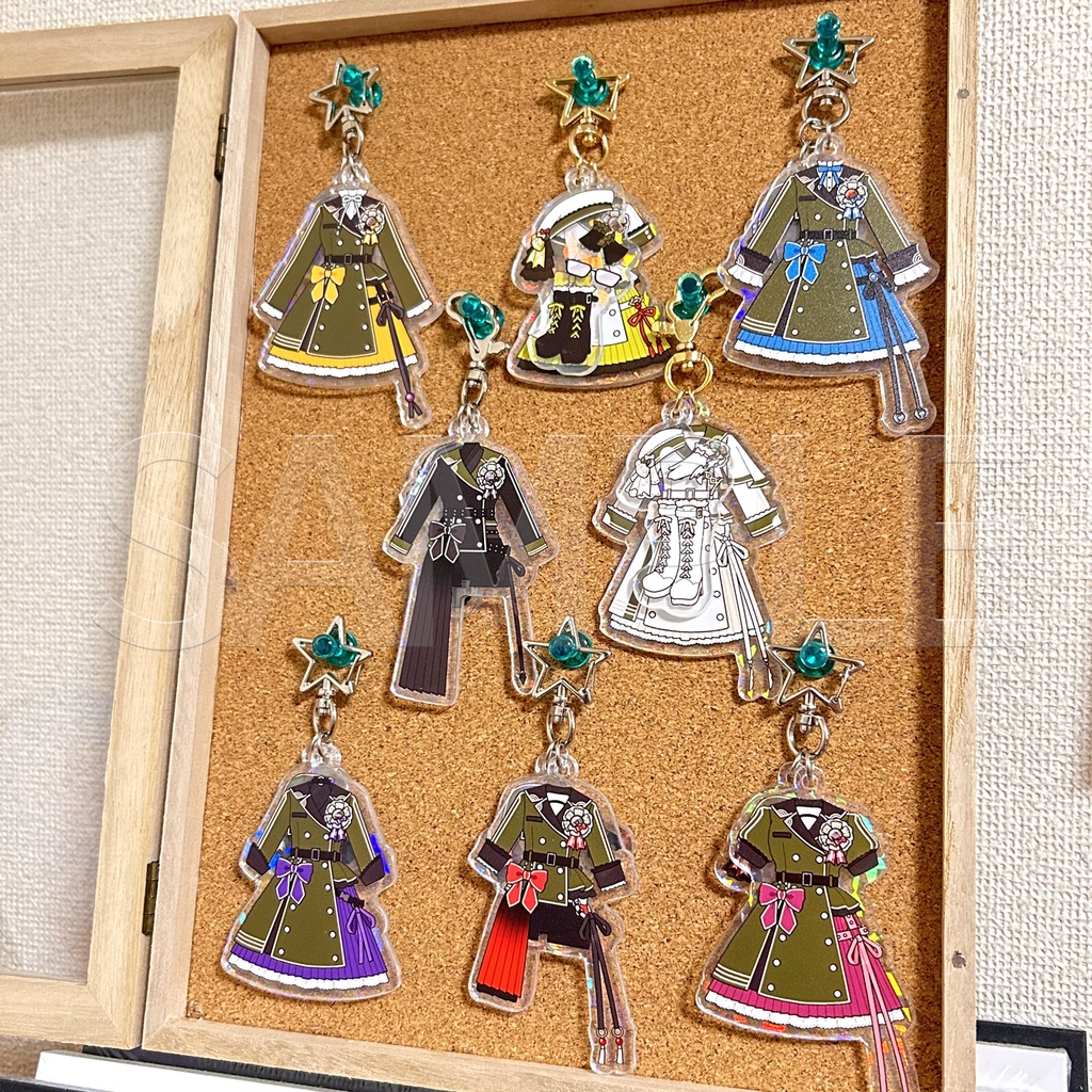 江アイドル衣装アクキー