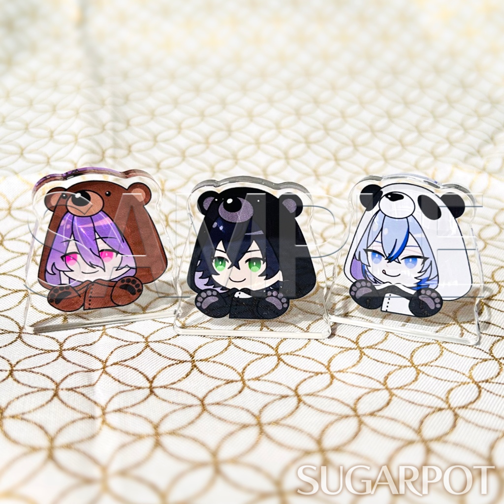 くまさんさく！自立ミニアクリルスタンド