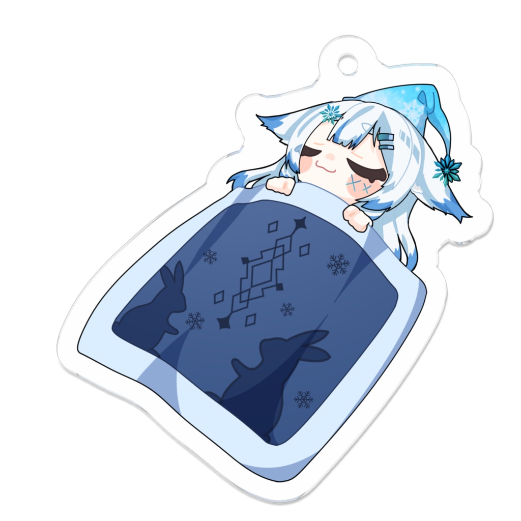 Charmのすやすやアクリルキーホルダー