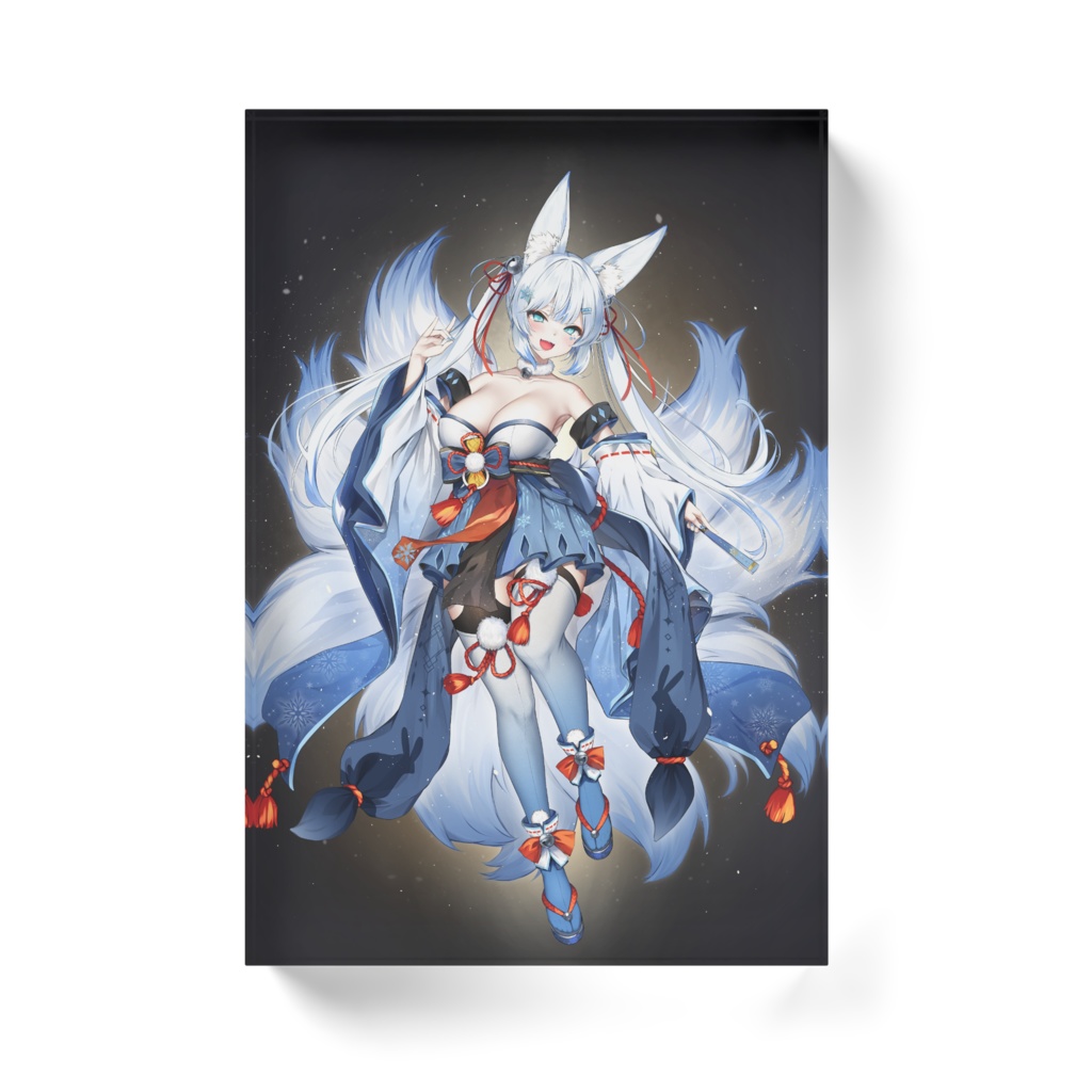 Charm1万人記念アクリルブロック