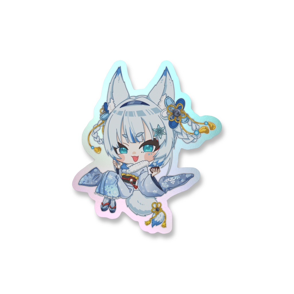 Charmオーロラスマホステッカー