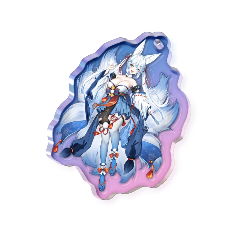 Charmオーロラアクリルキーホルダー