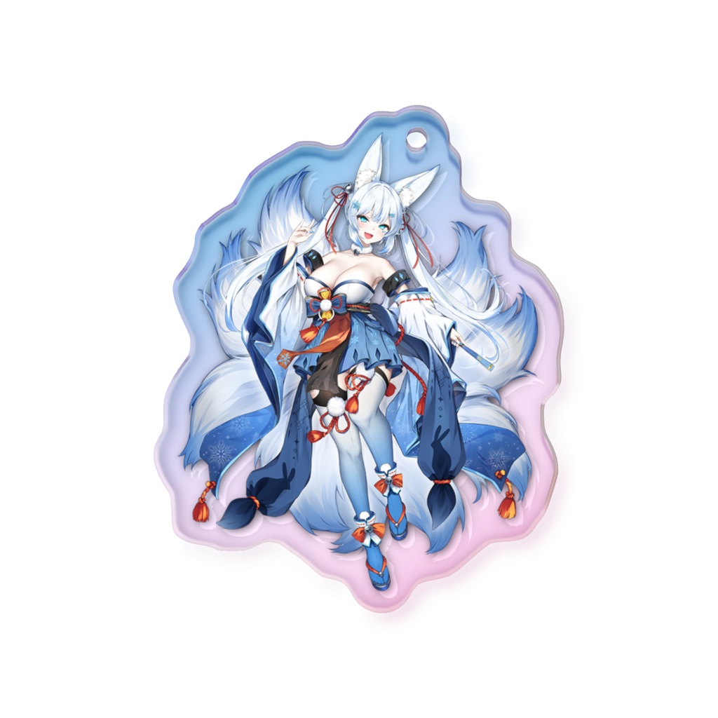 Charmオーロラアクリルキーホルダー