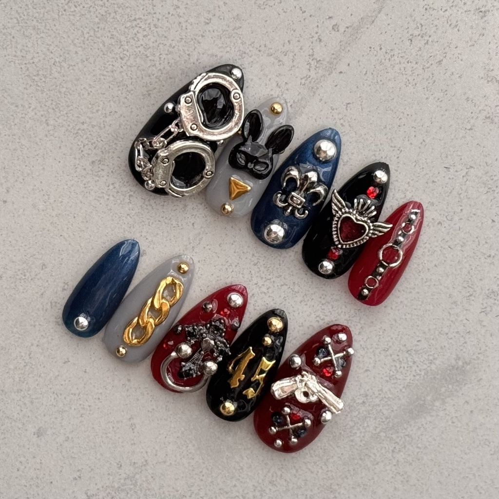 <ヒプノシスマイク> 入間銃兎 MAD TRIGGER CREW イメージネイルチップ