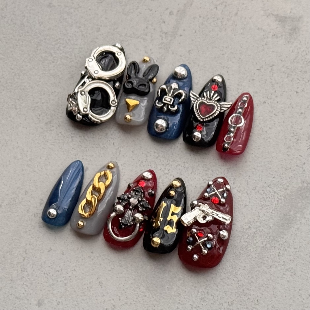 <ヒプノシスマイク> 入間銃兎 MAD TRIGGER CREW イメージネイルチップ