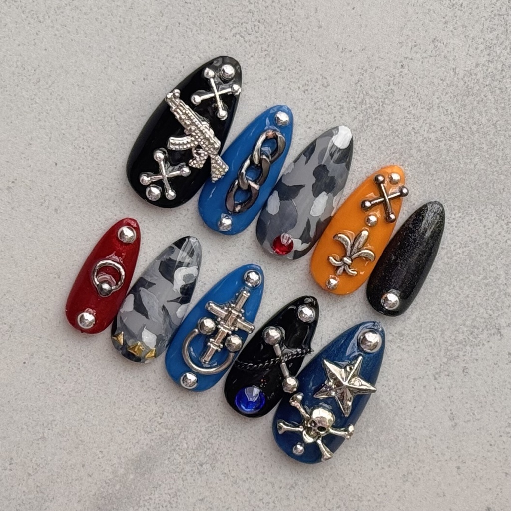 <ヒプノシスマイク> 毒島メイソン理鶯 MAD TRIGGER CREW イメージネイルチップ