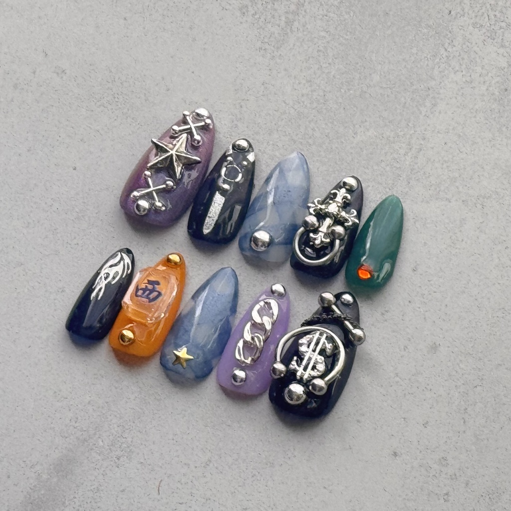 <ヒプノシスマイク>躑躅森 盧笙 どついたれ本舗 イメージネイルチップ