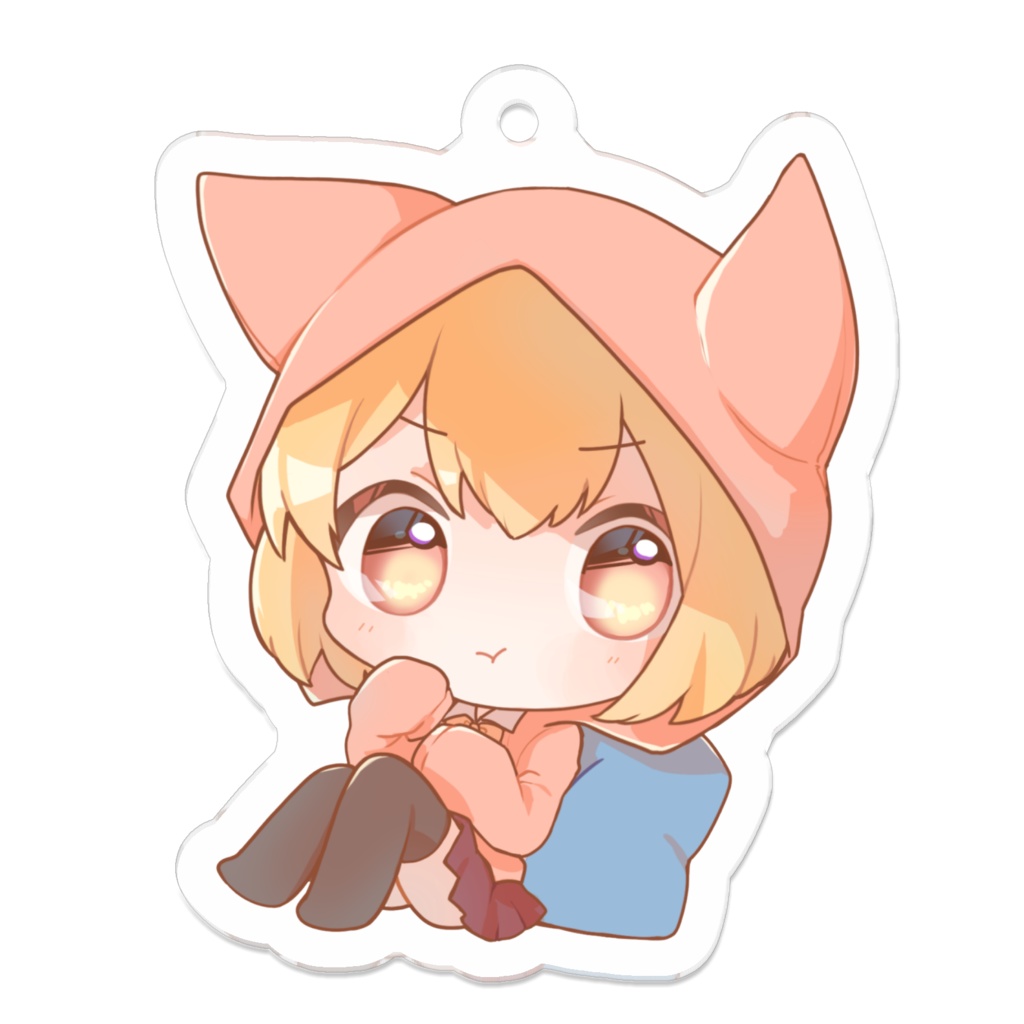 猫被りみずなSDイラストアクリルキーホルダー