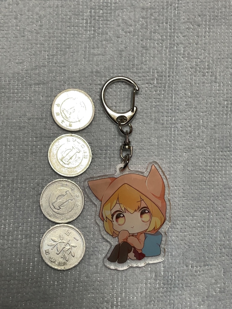 猫被りみずなSDイラストアクリルキーホルダー