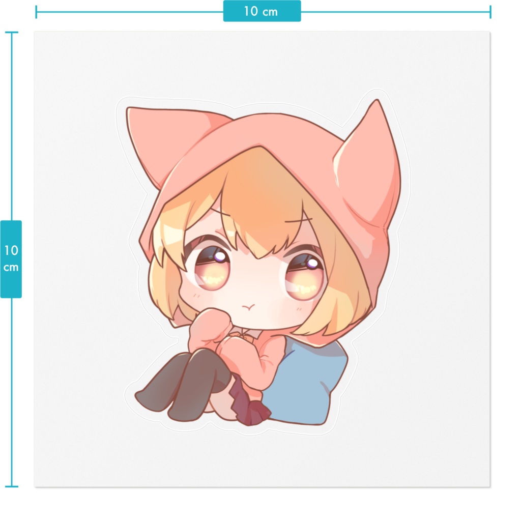 猫被りみずな SDイラスト ステッカー