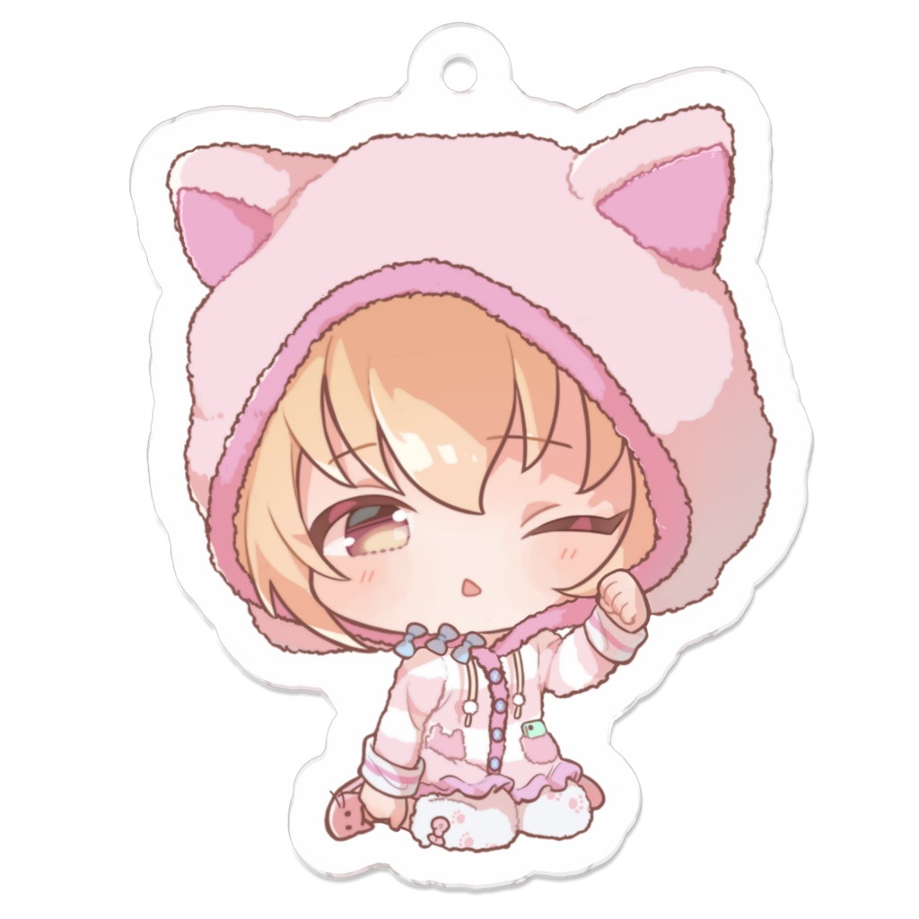 猫被りみずな 2周年記念 新衣装アクリルキーホルダー