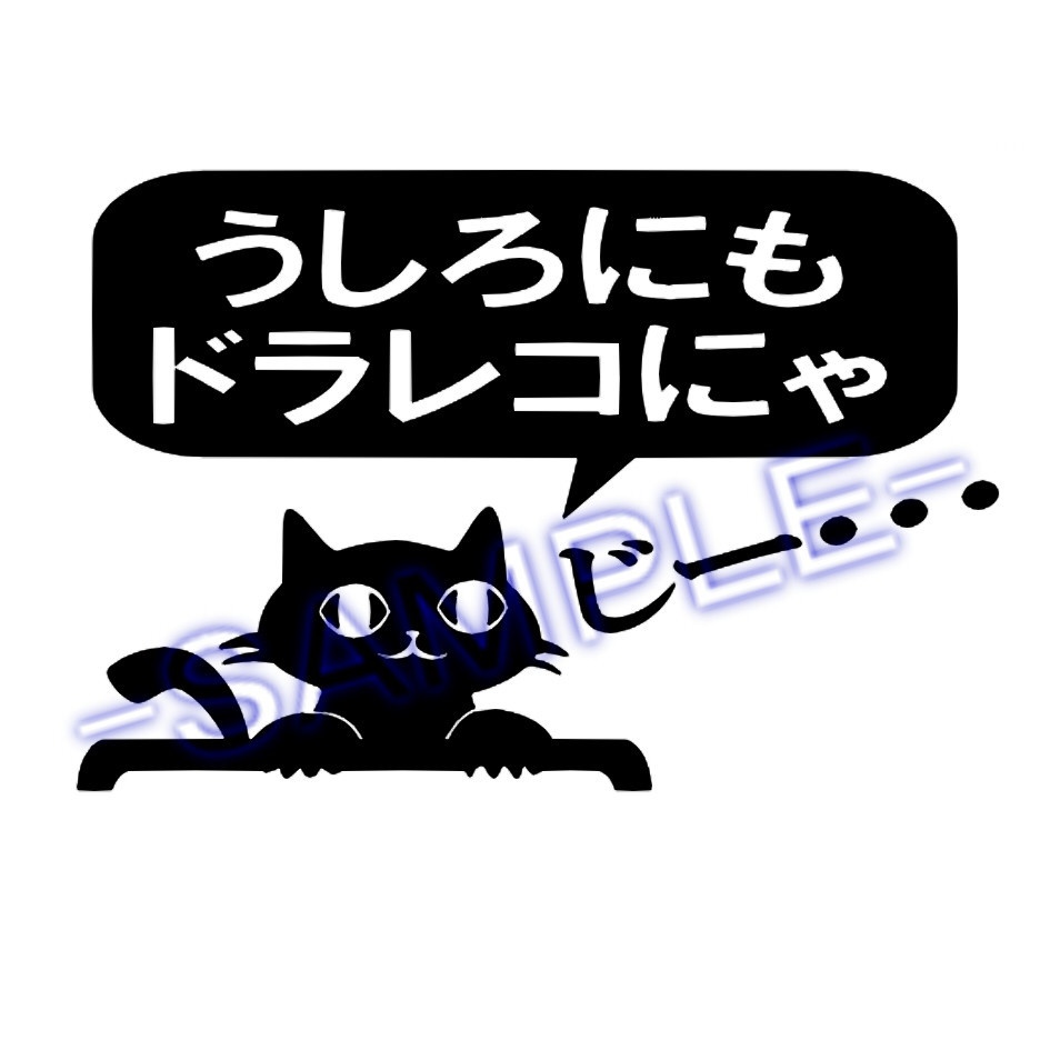 ドラレコにゃんこ（後用