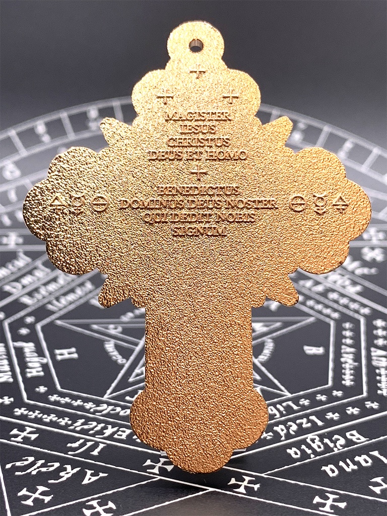 黄金の夜明け団の薔薇十字記章 Golden Dawn Rose Cross Lamen