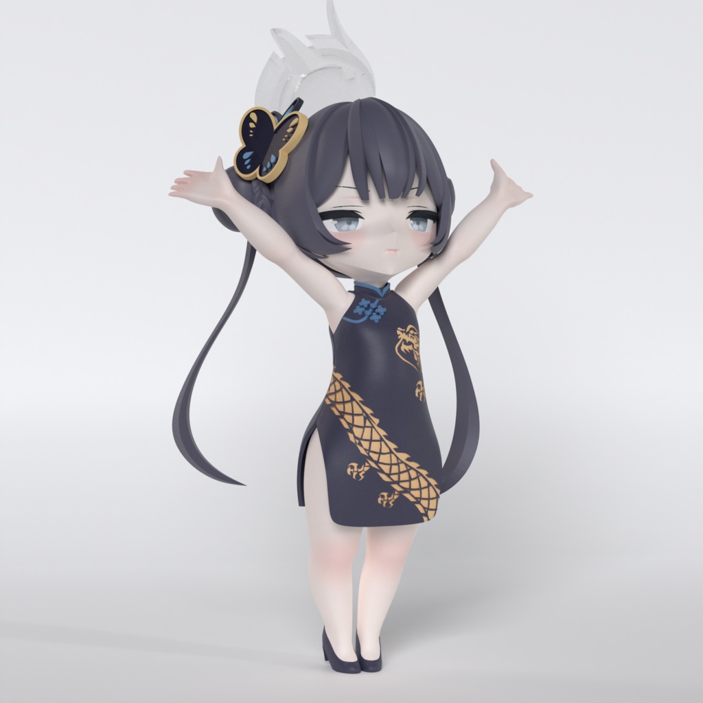 ブルーアーカイブ バンザイ体操キサキ ガレージキット