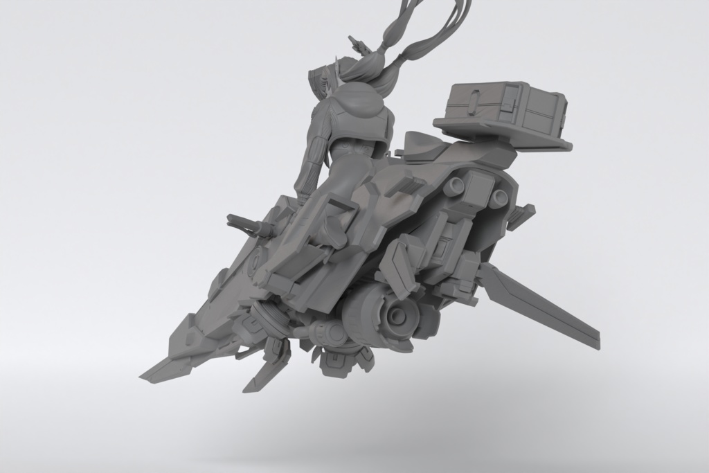 【5月頃販売開始予定】ブルーアーカイブ 臨戦ひまり ガレージキット(1/9スケール)