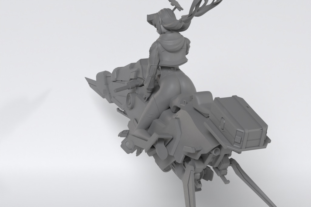 【5月頃販売開始予定】ブルーアーカイブ 臨戦ひまり ガレージキット(1/9スケール)