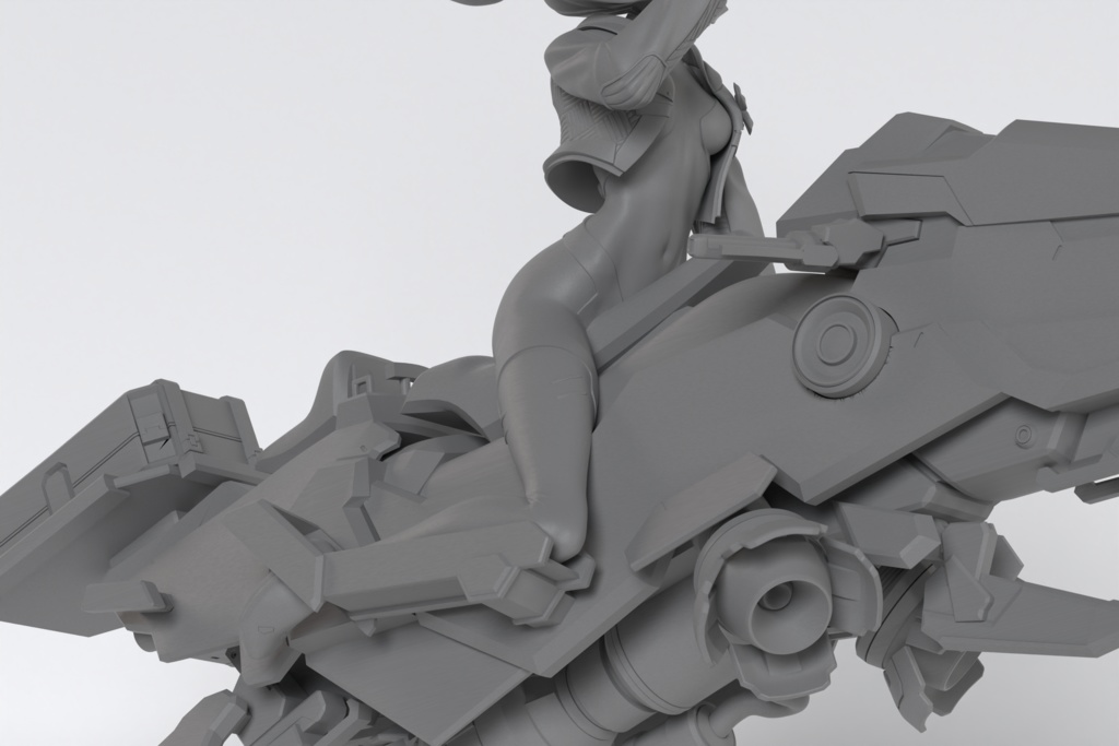【5月頃販売開始予定】ブルーアーカイブ 臨戦ひまり ガレージキット(1/9スケール)