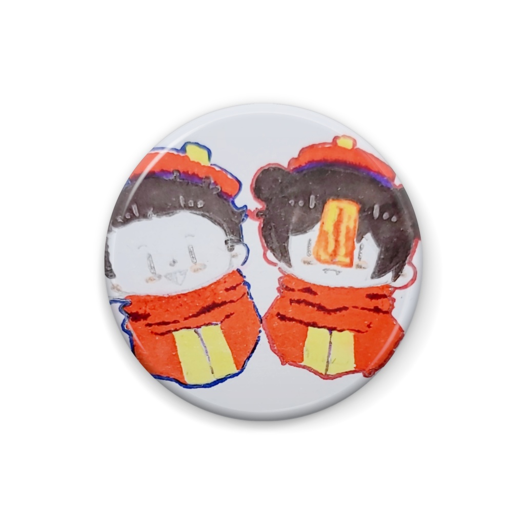 やすみく缶バッチ