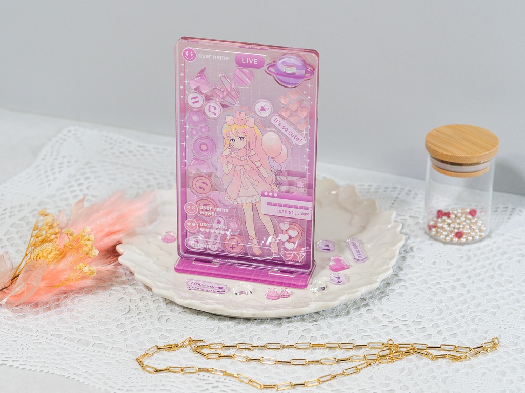 LIVE配信風アクリルケース