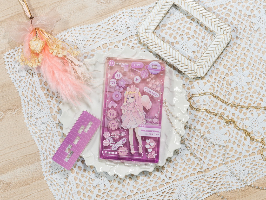 LIVE配信風アクリルケース