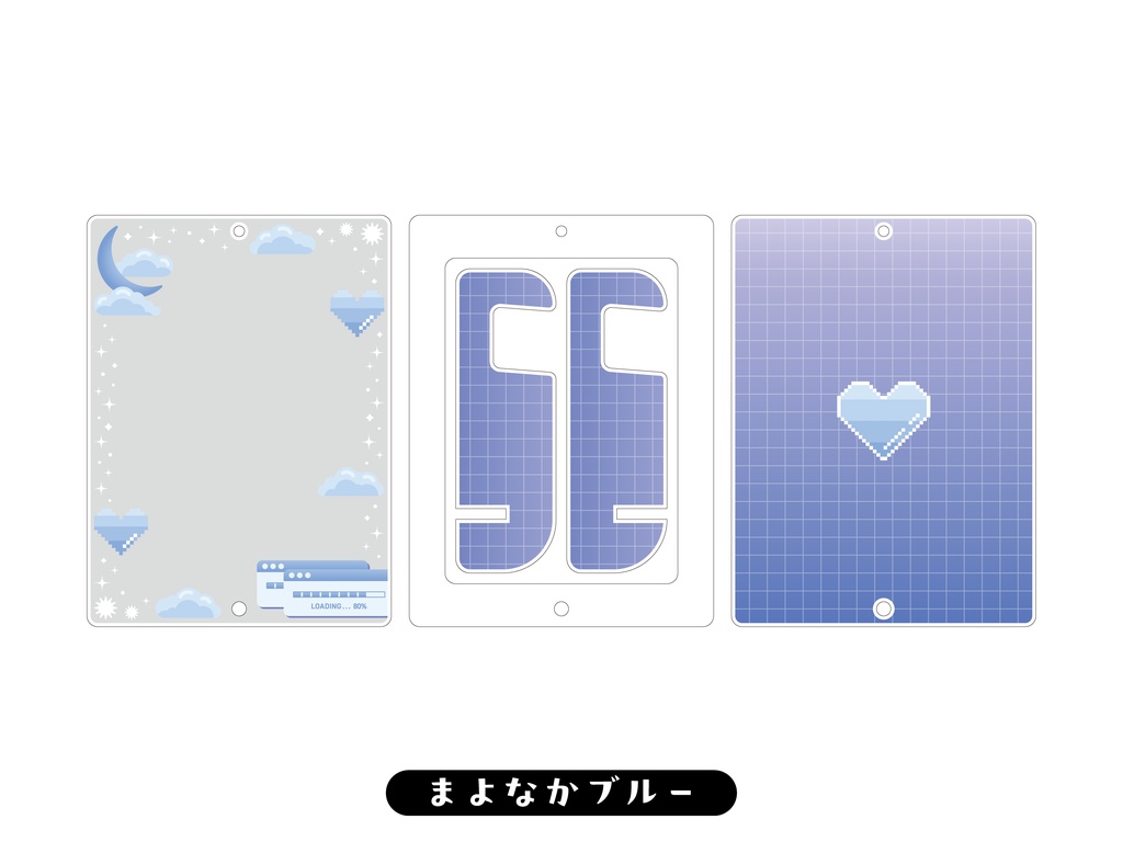 ドットハートカードケース