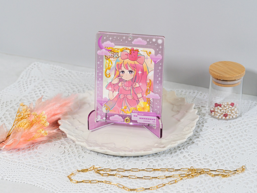 ドットハートカードケース