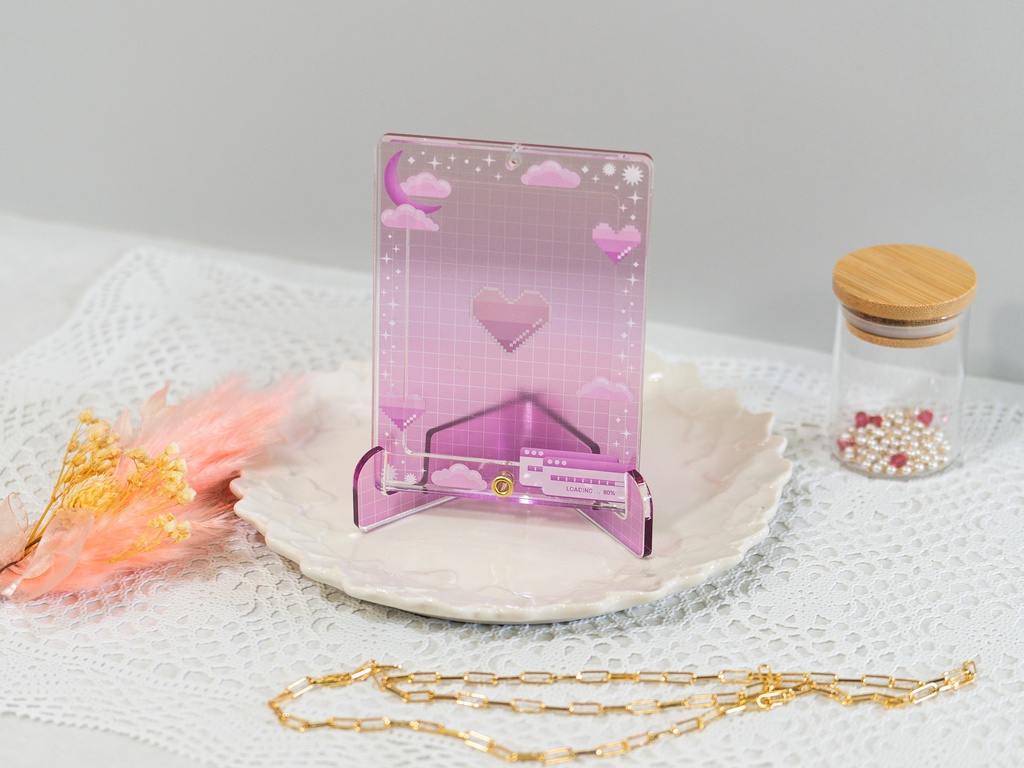 ドットハートカードケース