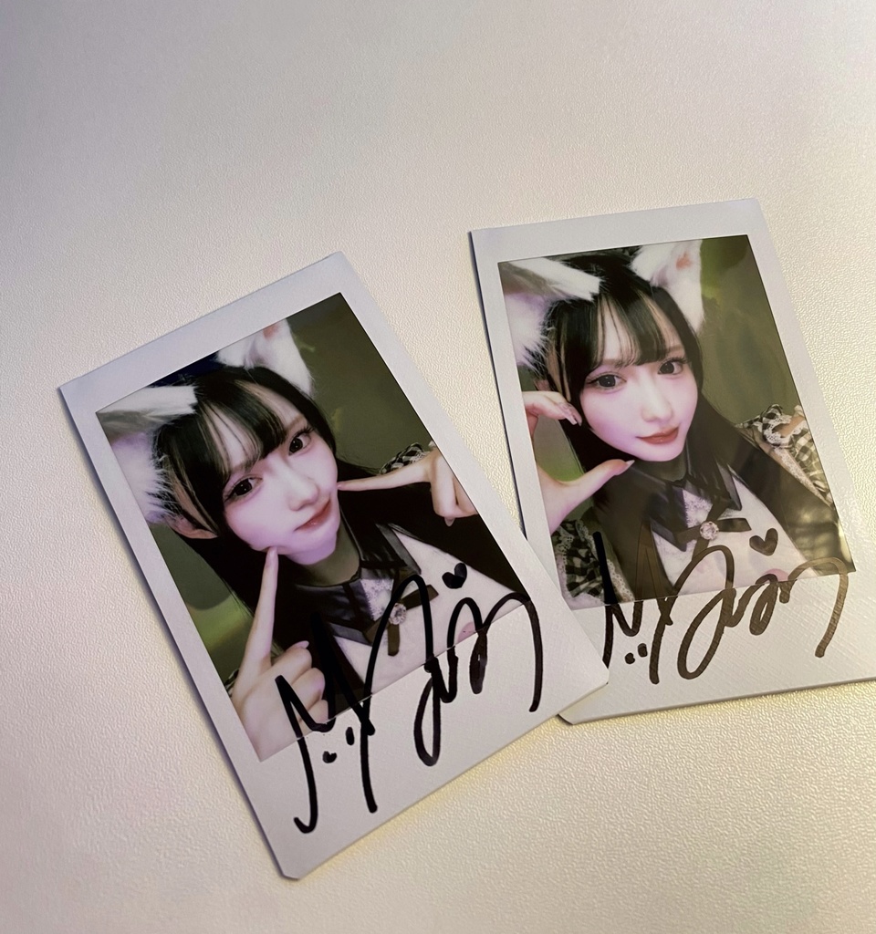 猫メイドチェキ♡