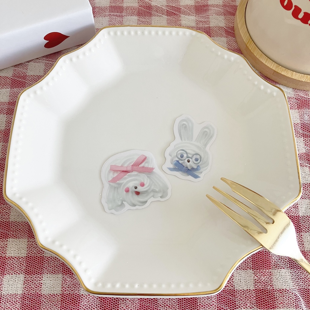 103メレンゲクッキー風ステッカー