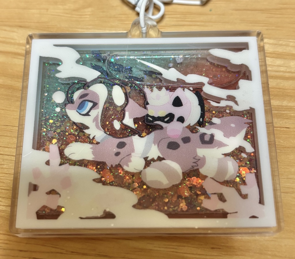 グリッターオイルアクキー