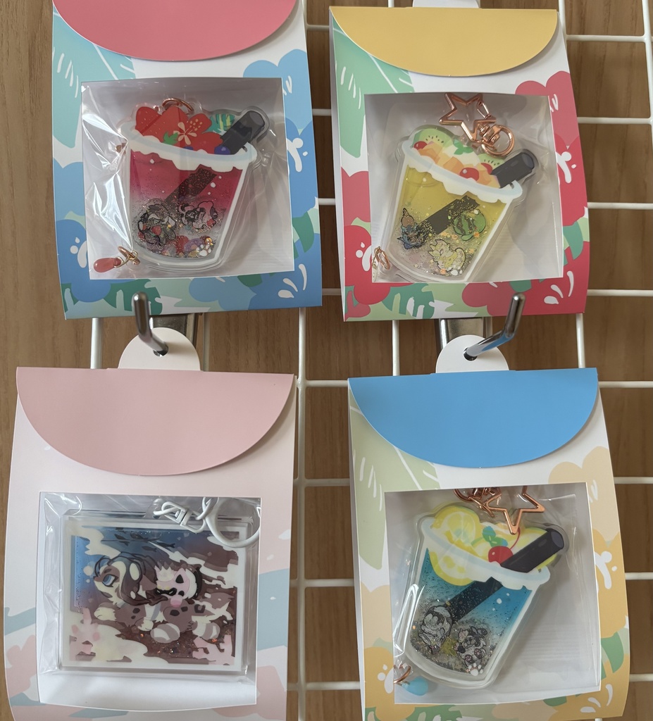 グリッターオイルアクキー