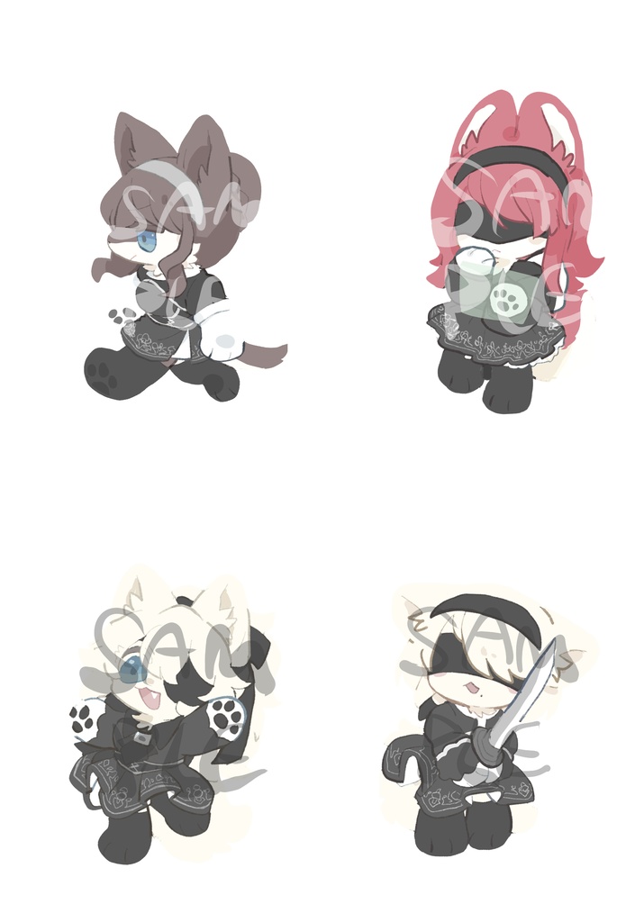 フチなしアクキー