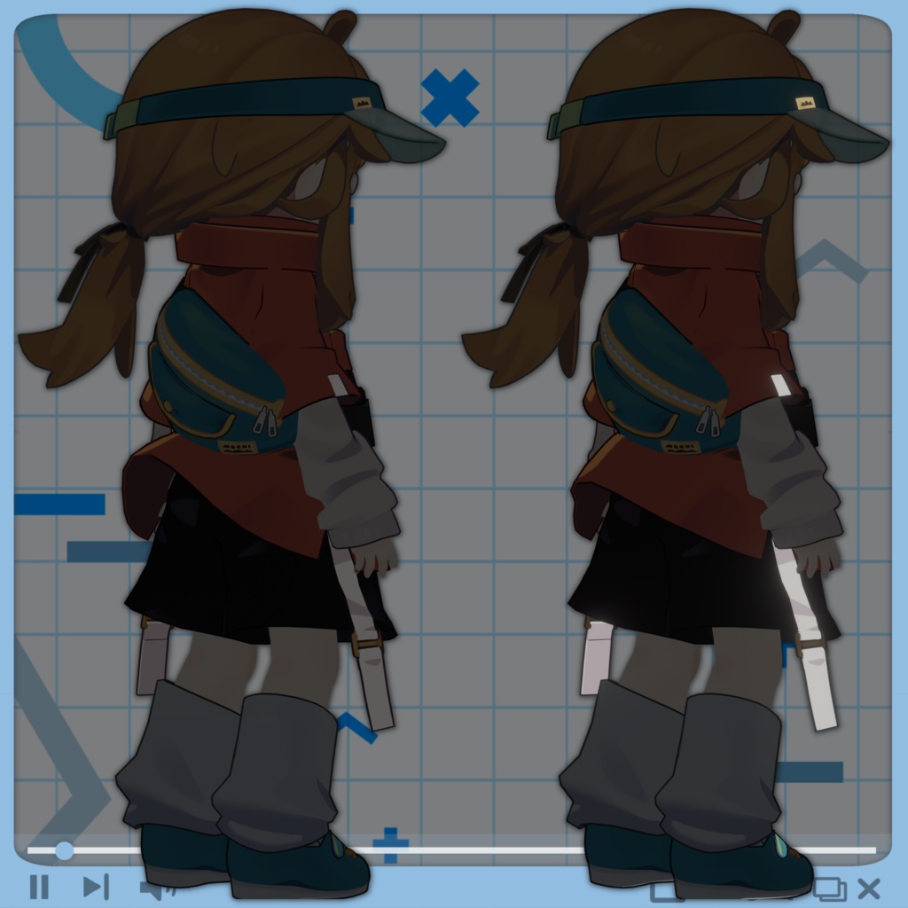 🐶まめひなたの服の1部を光らせるテクスチャ🐾