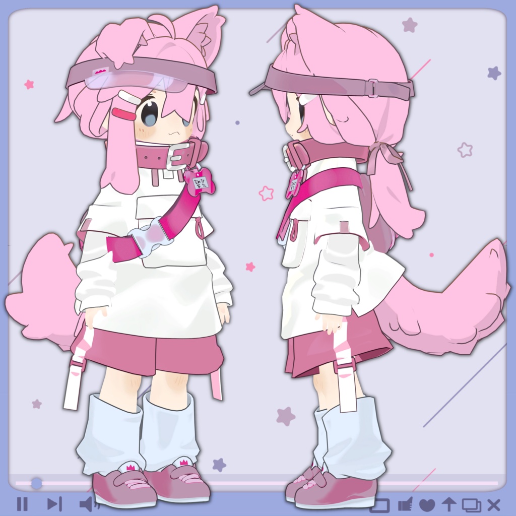 *FREE* 5/4追記 まめひを自由に塗り替えるテクスチャ🖌ホワイト🤍