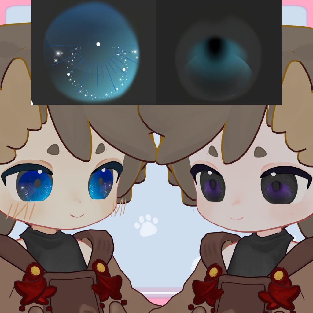 👀ウズルハのめ 2種＋アイライン🐦