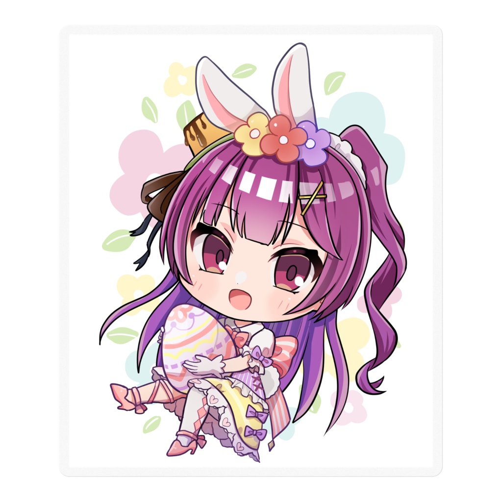 イースターステッカー💜