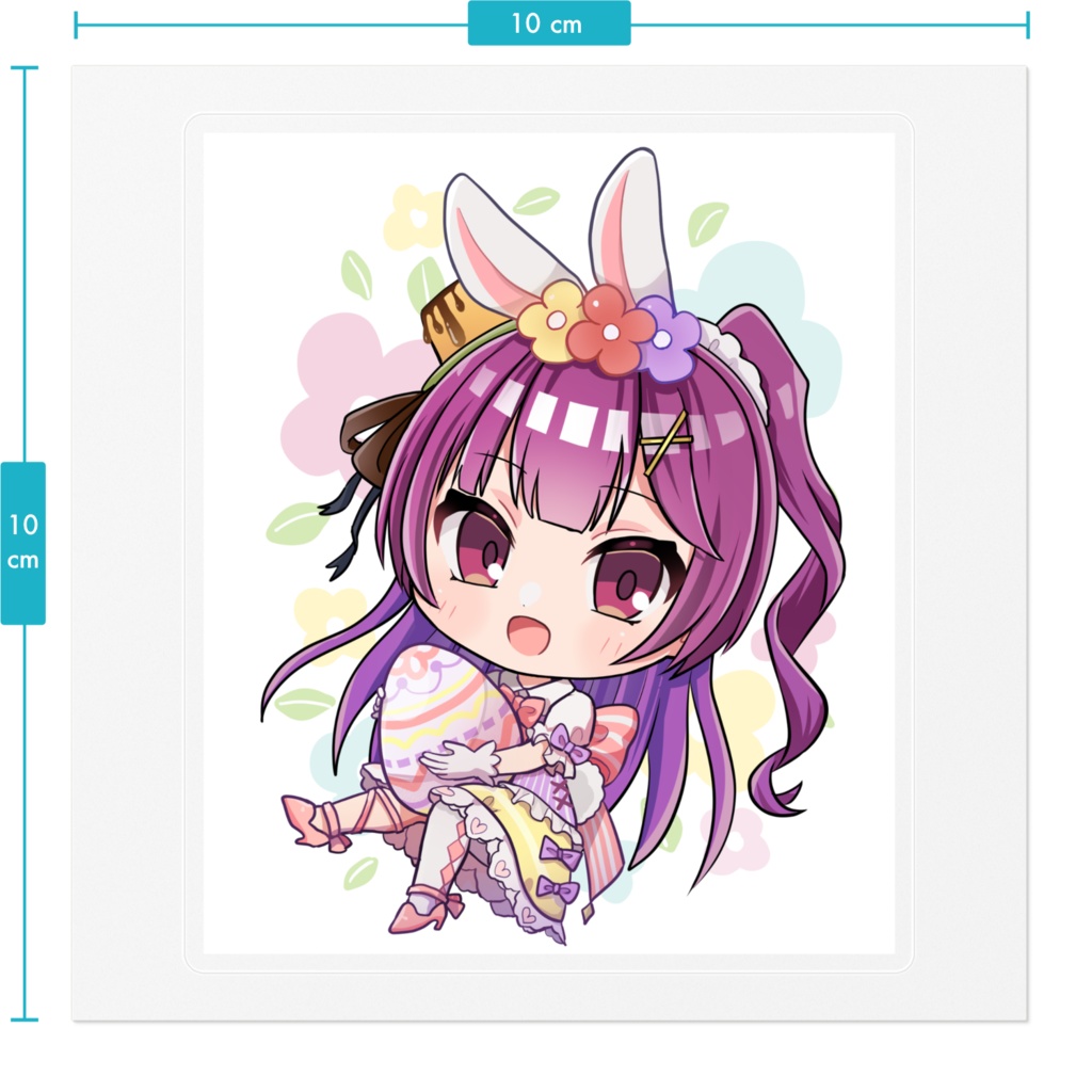 イースターステッカー💜