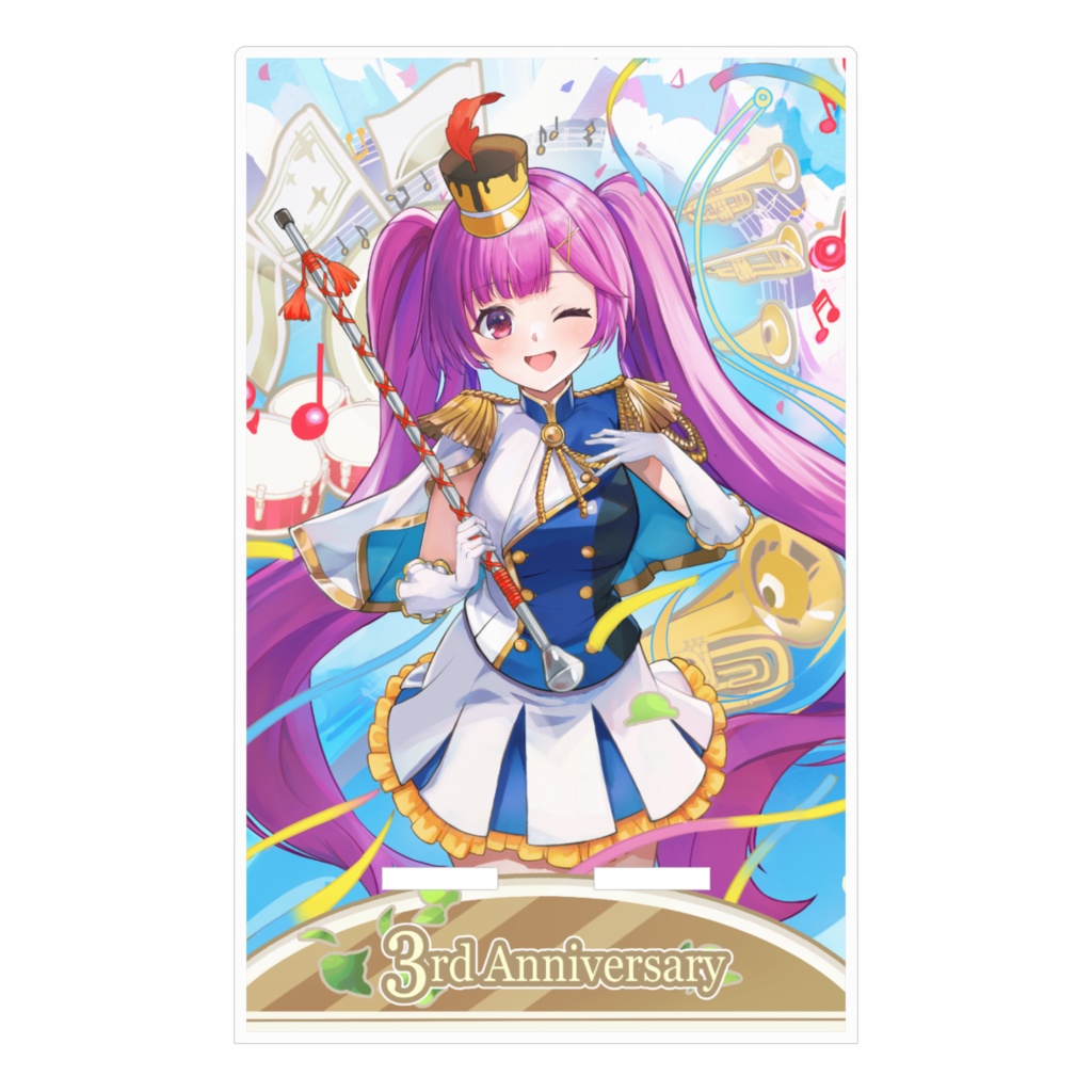 3rd Anniversary スマホスタンド💜