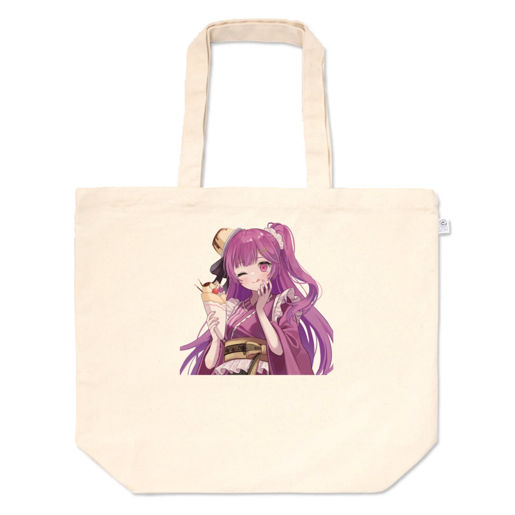 クレープトートL💜