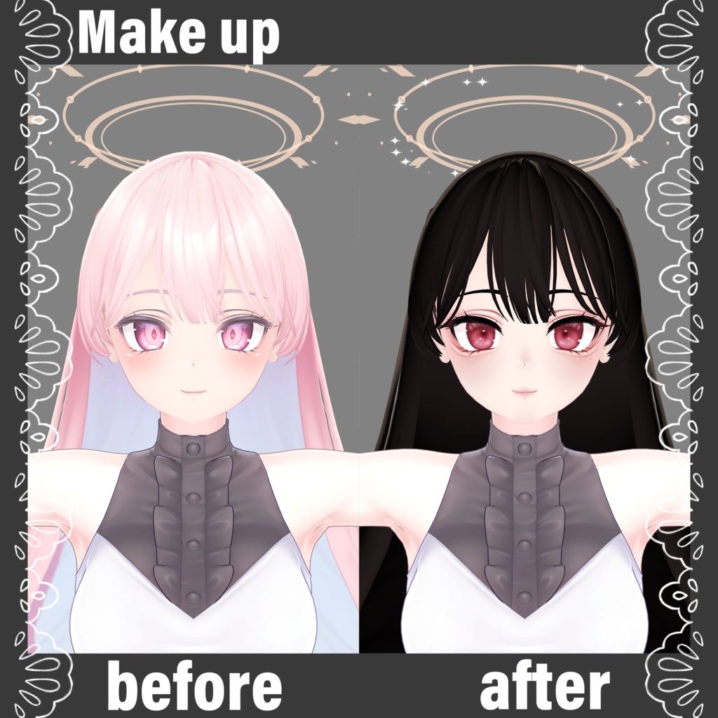 「セレスティア」 yandere(ヤンデレ) eye texture& makeup texture