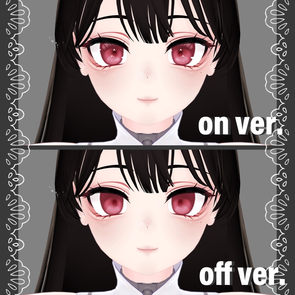 「セレスティア」 yandere(ヤンデレ) eye texture& makeup texture