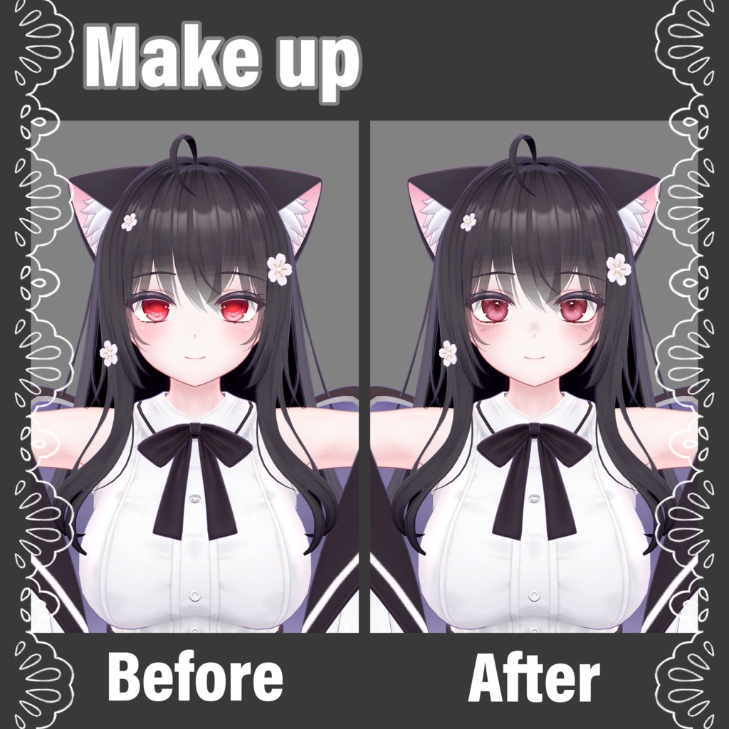 「萌」Yandere eye&make up texture