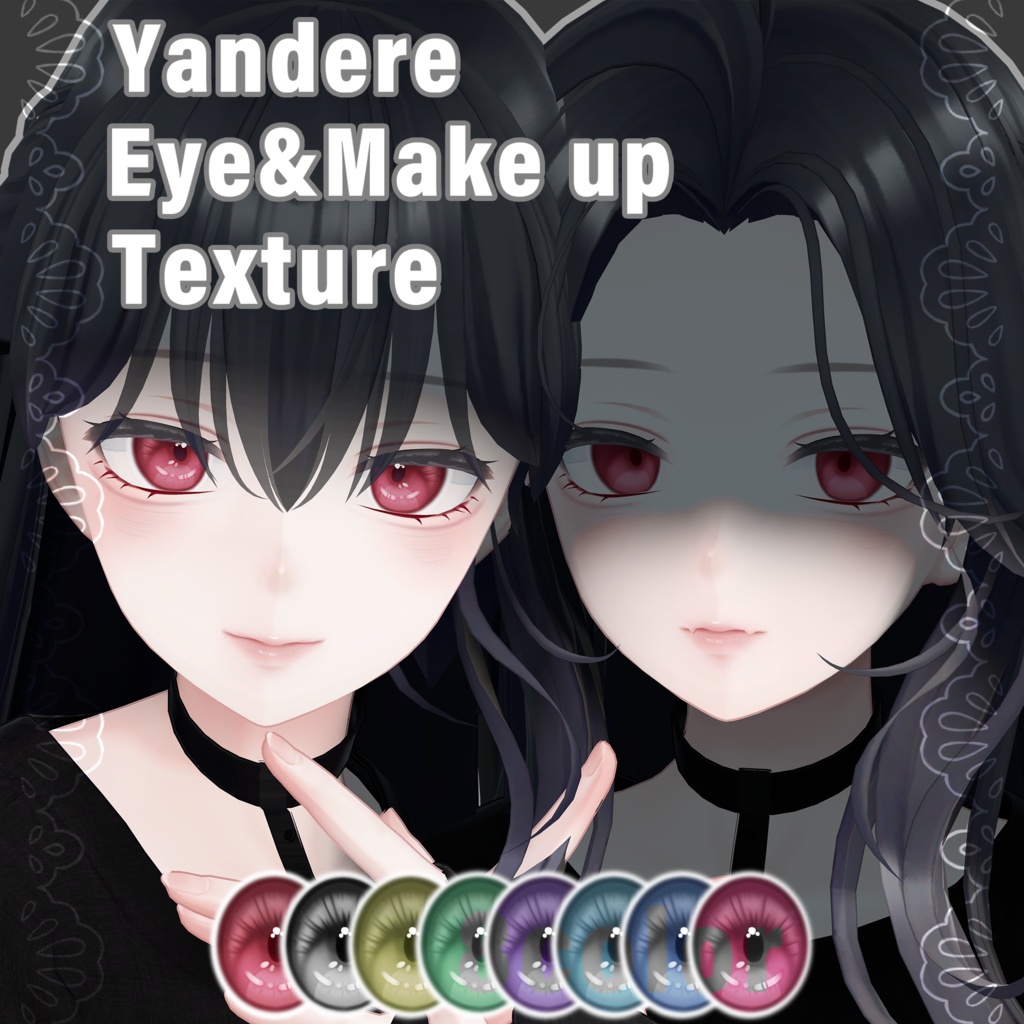 [森羅] Yandere eye&make up texture