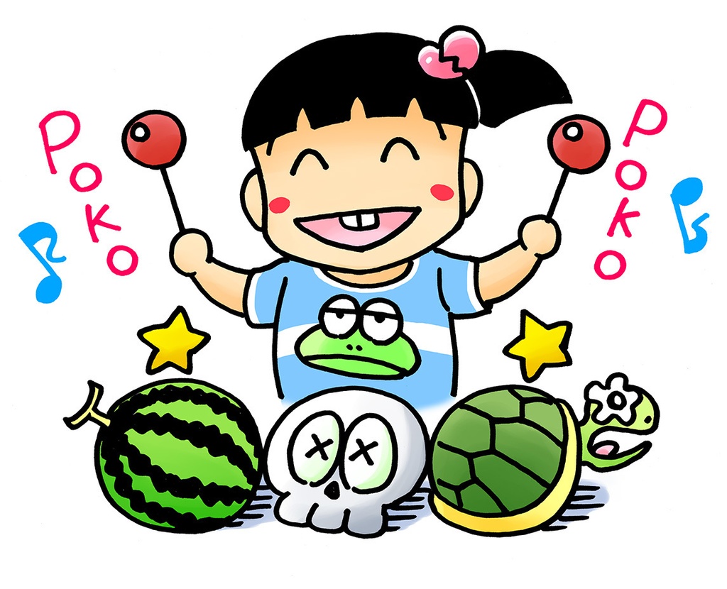 パーカッション娘Tシャツ