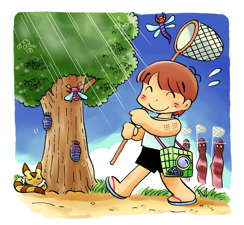 ナゾの谷のなつやすみTシャツ