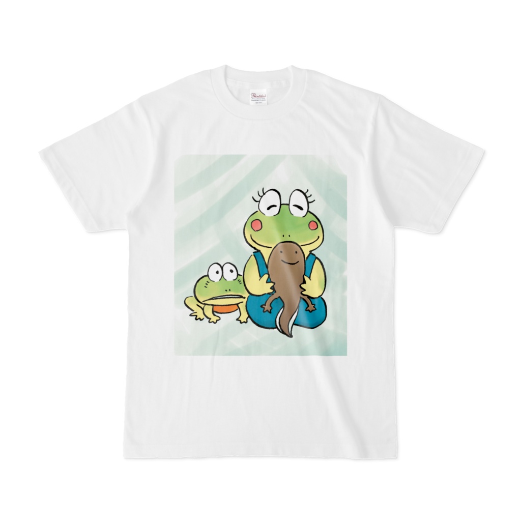 かえるの親子 Tシャツ