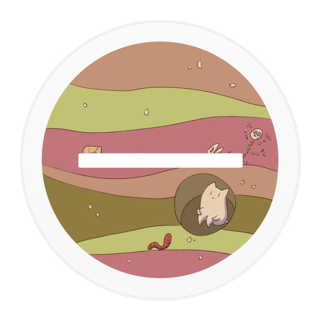 家の前で倒れるネコ